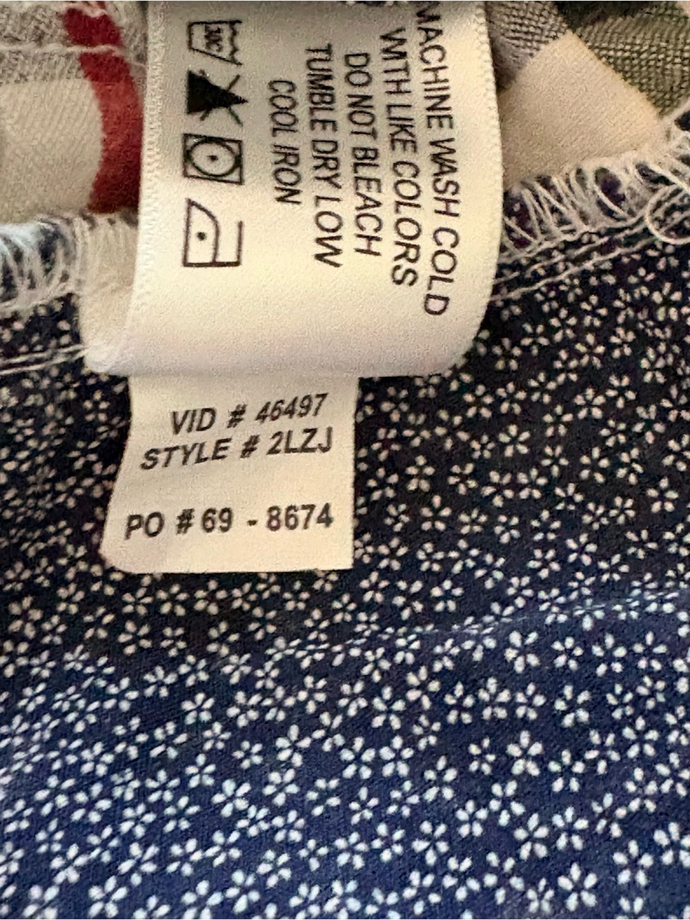 ORVIS Patchwork Madras Plaid Shorts | 100% Cotton | Size 34 - Picture 6 of 6